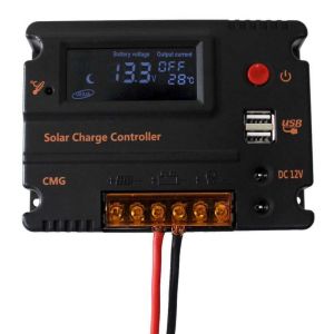 Controler Solar CMG2420 20A 12V LCD / USB - Panouri Fotovoltaice
