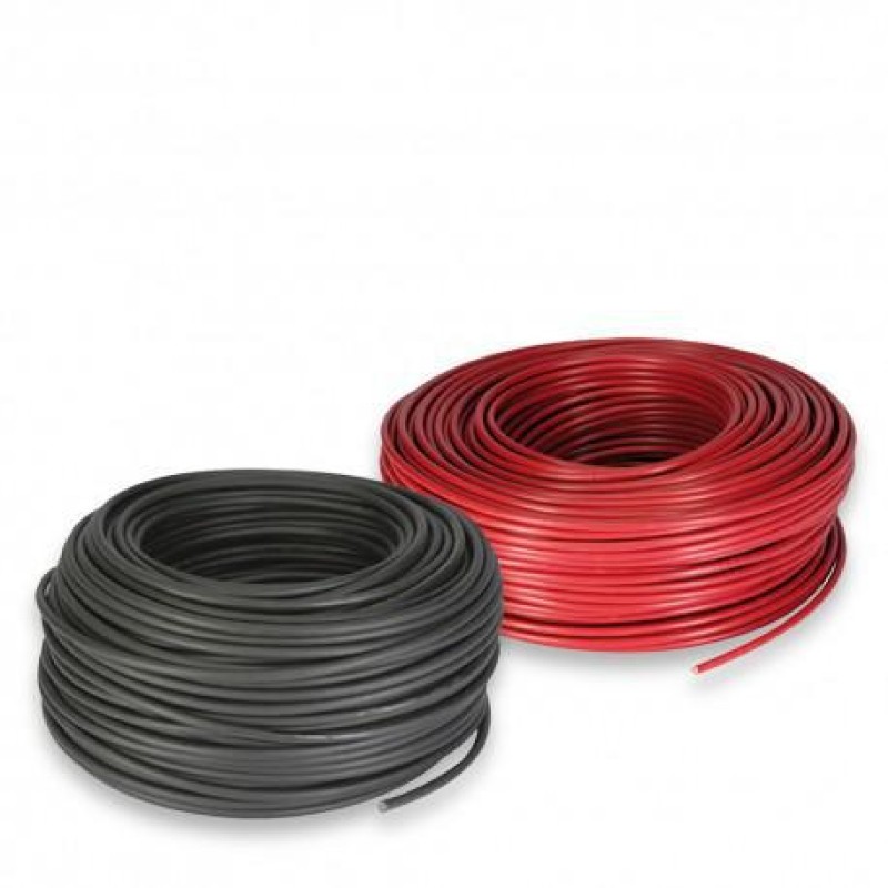 Cablu solar 6mm 100ml 50ml negru Cablu solar 6mm 100ml 50ml negru - Panouri Fotovoltaice
