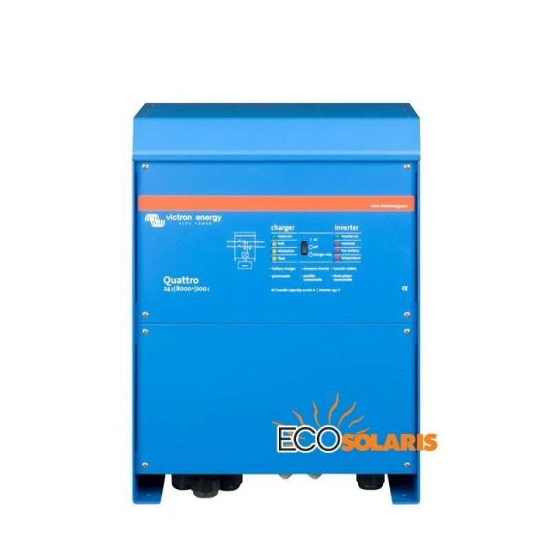 Invertor Victron Quattro 24V 8000VA 200/100-100 Invertor Victron Quattro 24V 8000VA 200/100-100 - Panouri Fotovoltaice