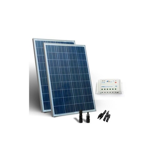 KIT SOLAR BASE 300W PANOU SOLAR CONTROLER 12A 20A PWM - Panouri Fotovoltaice
