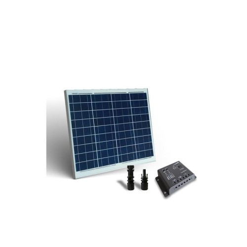 KIT SOLAR BASE 50W 12V PANOU SOLAR CONTROLER 5A-PWM