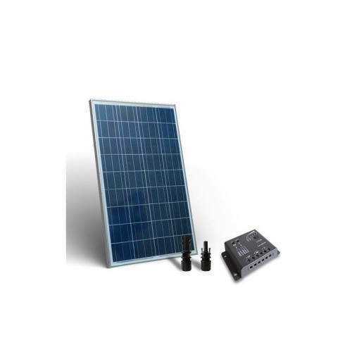 KIT SOLAR BASE 80W PANOU SOLAR CONTROLER 12V 5A - PWM - Panouri Fotovoltaice