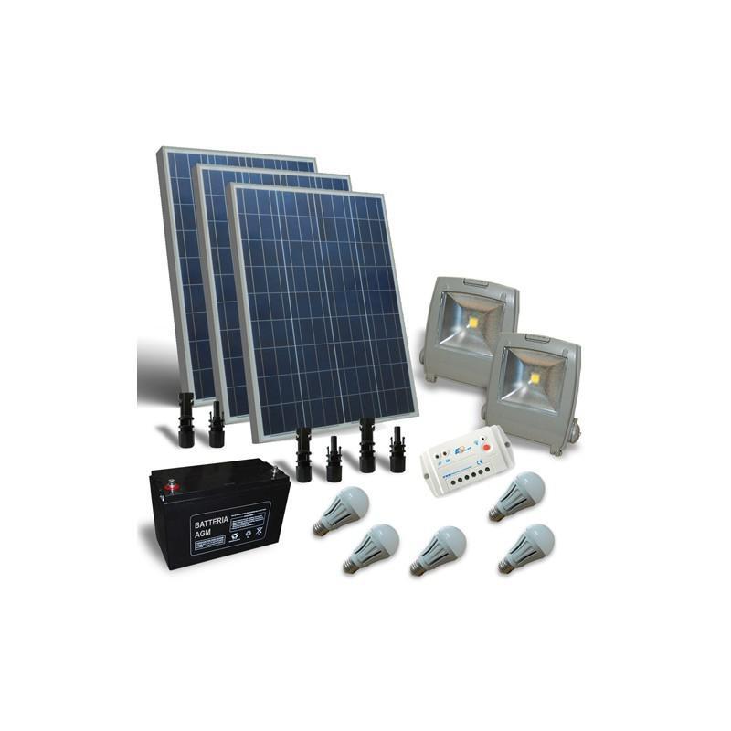 KIT SOLAR FOTOVOLTAIC PENTRU ILUMINAT 12V 300W / 1800W zi KIT SOLAR FOTOVOLTAIC PENTRU ILUMINAT 12V 300W / 1800W zi - Panouri Fotovoltaice