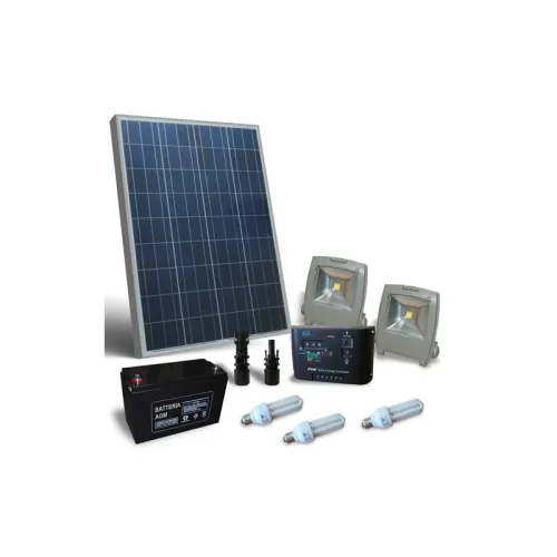 KIT SOLAR FOTOVOLTAIC PENTRU ILUMINAT INTERIOR 12V 100W