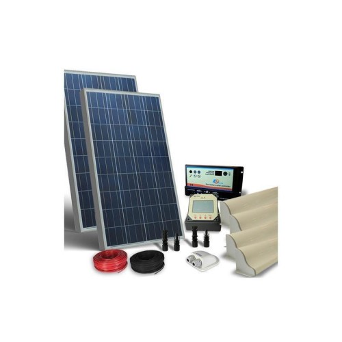 KIT SOLAR FOTOVOLTAIC RULOTA 12V 160W / 960W zi PRO - Panouri Fotovoltaice