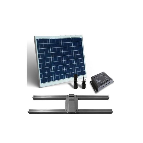 KIT SOLAR PLUS 50W / 300W zi CU SUPORT PRINDERE - Panouri Fotovoltaice