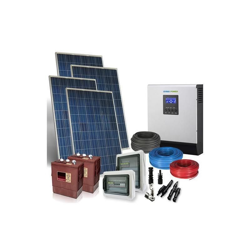 Kit Fotovoltaic Off-Grid Complet 31.2Kw 48V Baterii Trojan - Panouri Fotovoltaice