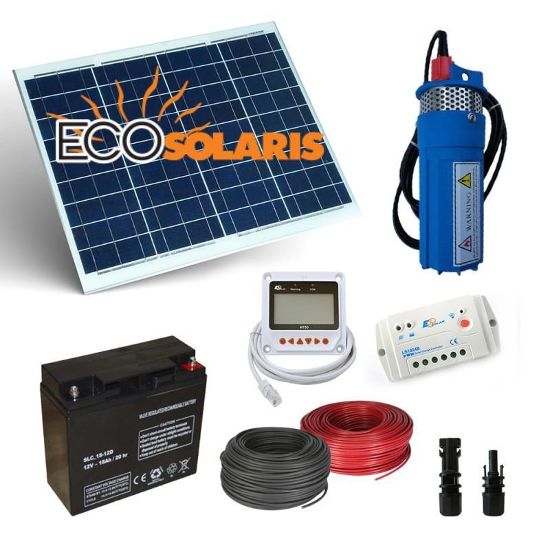 Kit Solar Irigatii 180L/H 12V Kit Solar Irigatii 180L/H 12V - Panouri Fotovoltaice