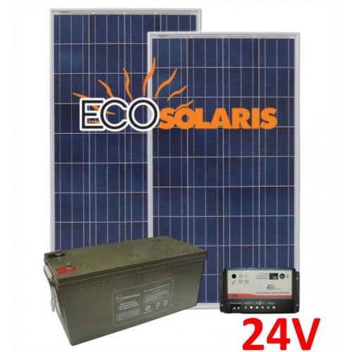 Kit solar fotovoltaic Off-Grid 1040Wp 24V 5200W/zi - Panouri Fotovoltaice