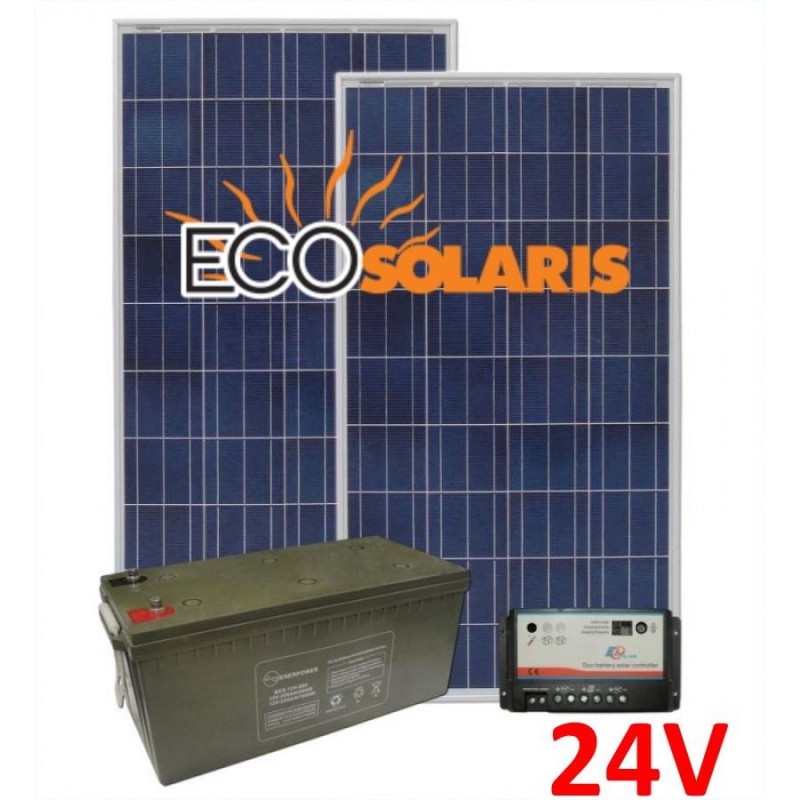 Kit solar fotovoltaic Off-Grid 1040Wp 24V 5200W/zi Kit solar fotovoltaic Off-Grid 1040Wp 24V 5200W/zi - Panouri Fotovoltaice