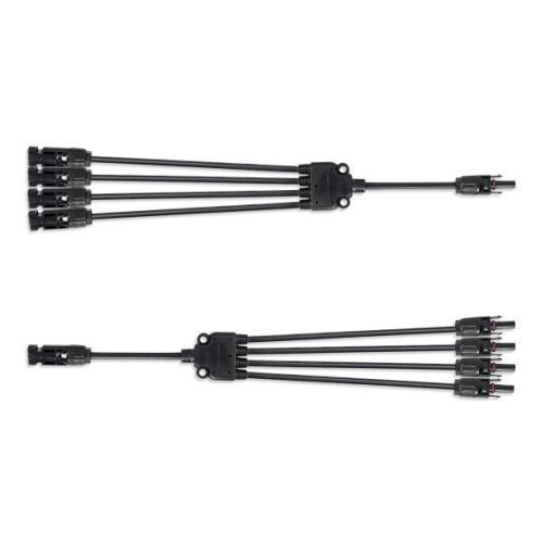 Pereche conector paralel pentru 4 panouri fotovoltaice MC4 4+1 - Panouri Fotovoltaice