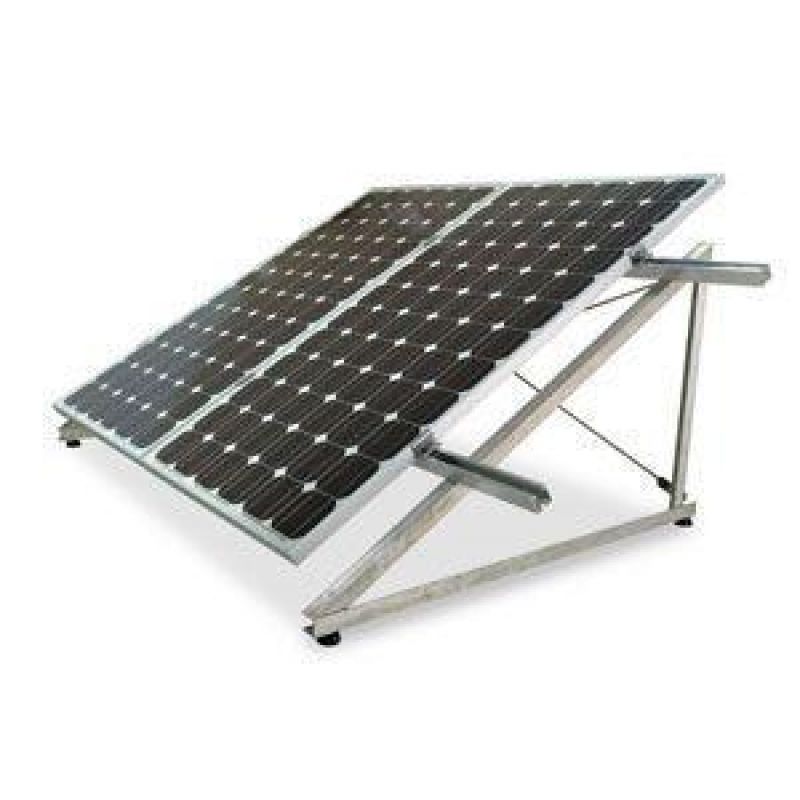 Sistem fixare aluminiu orizontal-2 panouri - Panouri Fotovoltaice