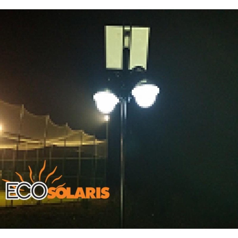 Stalp de iluminat solar 2x5W Stalp de iluminat solar 2x5W - Panouri Fotovoltaice