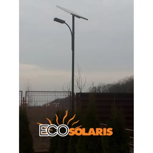 Stalp solar  4m cu lampa led 20W