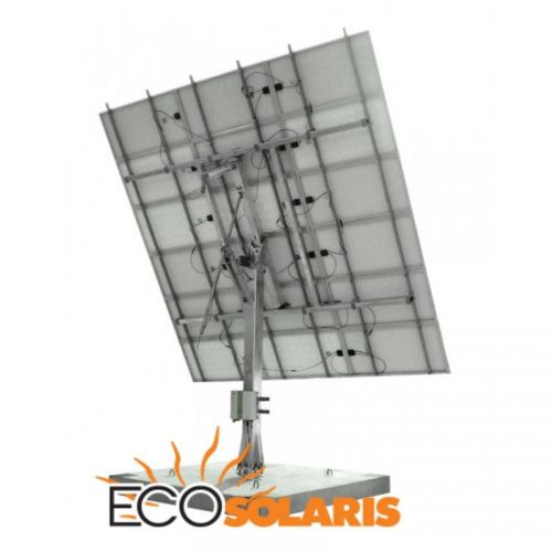 Tracker solar 15 panouri fotovoltaice dual motors  5kwp
