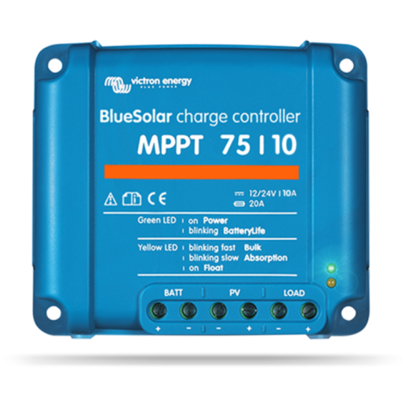 Victron BlueSolar MPPT 75/10 12/24V-10A Victron BlueSolar MPPT 75/10 12/24V-10A - Panouri Fotovoltaice