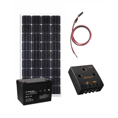 Kit solar fotovoltaic Off-Grid 260W/12V 1300W/zi - Panouri Fotovoltaice