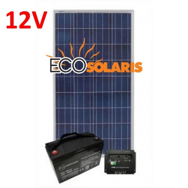 Kit solar fotovoltaic off-grid 130W 12V 650Wh/zi Kit solar fotovoltaic off-grid 130W 12V 650Wh/zi - Panouri Fotovoltaice