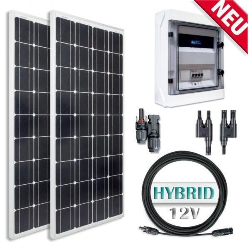 Sistem Hibrid Fotovoltaic Monocristalin Lithium-Ion 200Wp 1kw/zi